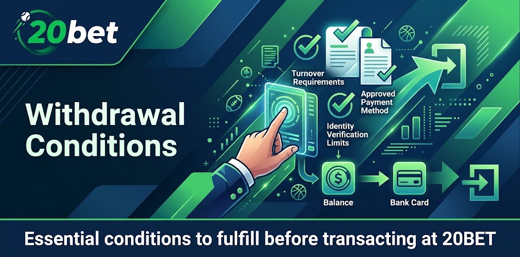 Essential conditions to fulfill before transacting at 20BET