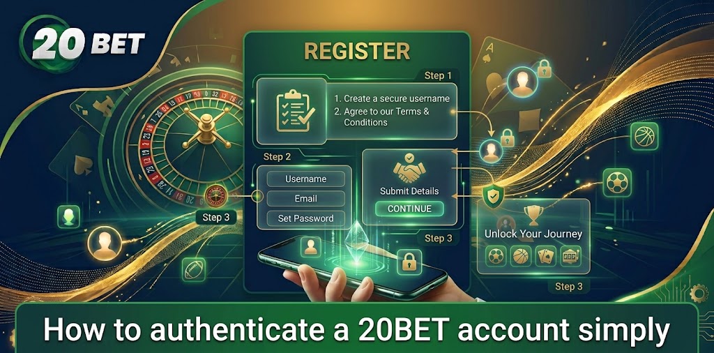 How to authenticate a 20BET account simply