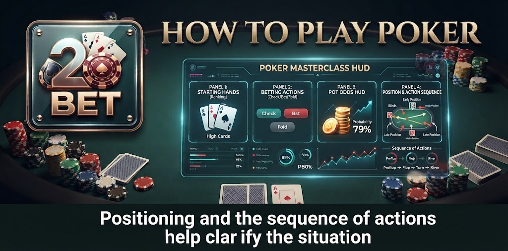 Positioning and the sequence of actions help clarify the situation