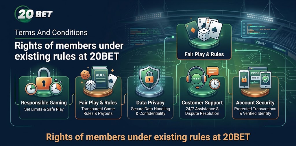 Rights of members under existing rules at 20BET