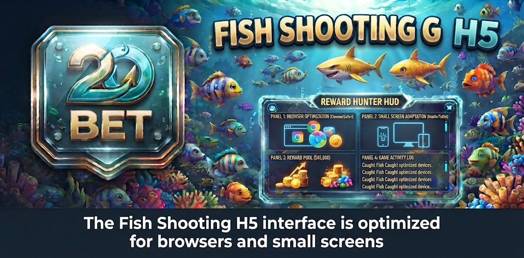 The Fish Shooting H5 interface is optimized for browsers and small screens