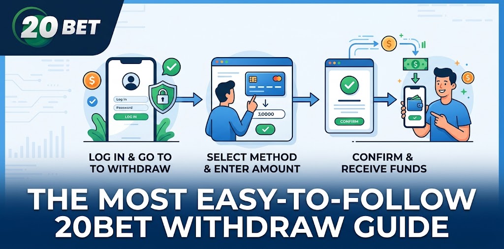 The most easy-to-follow 20BET Withdraw guide