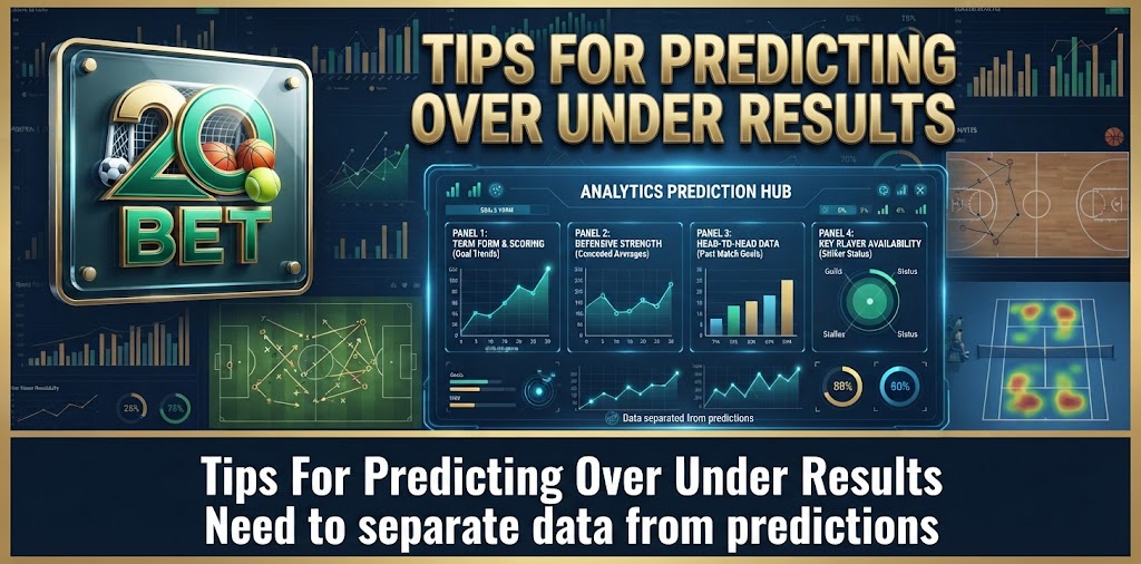 Tips For Predicting Over Under Results Need to separate data from predictions